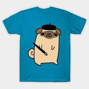 Artist Pug T-Shirt